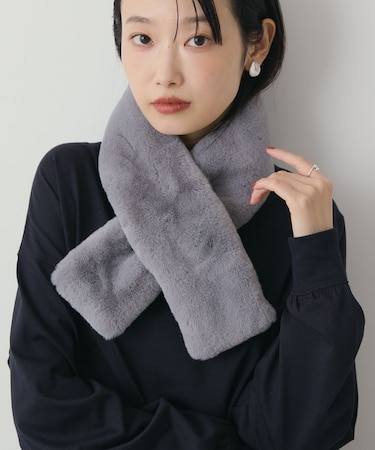 リバーシブルフェイクファーティペット