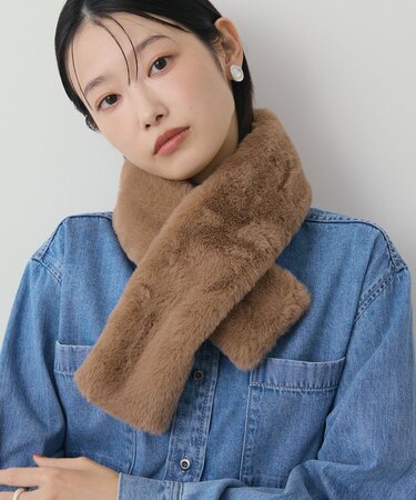 リバーシブルフェイクファーティペット