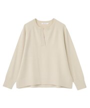 バイパチカフタンラグランニットプルオーバー<静電気軽減>