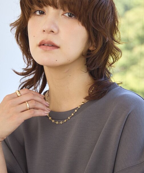 ハートモチーフチェーンネックレス