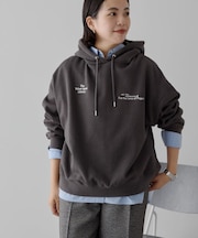 刺繍ロゴ裏起毛パーカー