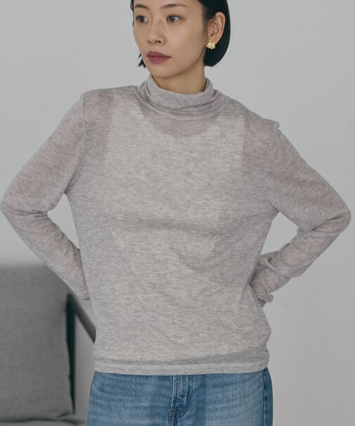 シアーテレコタートルネックプルオーバー