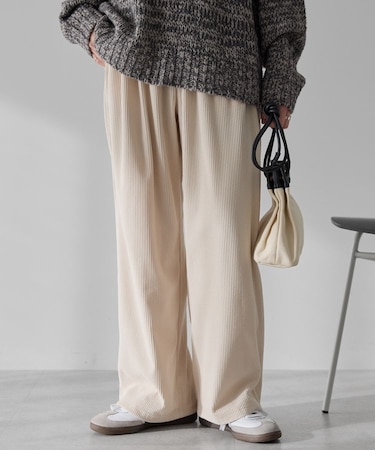 カットコーデュロイパンツ