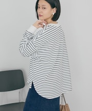 ソフトタッチボーダープルオーバー