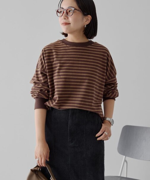 ソフトタッチボーダープルオーバー