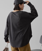 ソフトタッチヘンリーネックプルオーバー