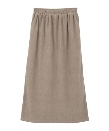 カットコーデュロイスカート