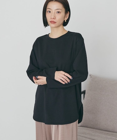 ラウンドクルーネックプルオーバー