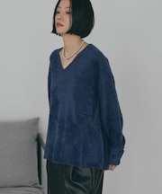Vネックフェアリーニットプルオーバー