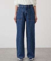 ベイカーデニムパンツ