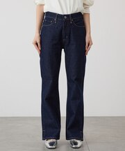 セミフレアデニムパンツ