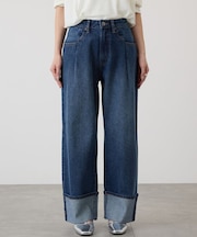 ロールアップデニムパンツ