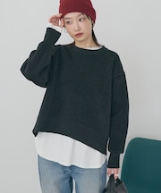 【選べる丈】モールニットプルオーバー