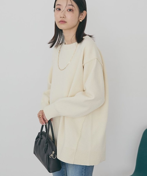 【選べる丈】モールニットプルオーバー