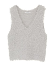 テープヤーンニットベスト