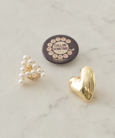 【3点SET】アソートブローチ