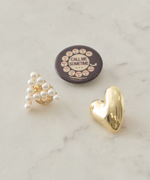 【3点SET】アソートブローチ