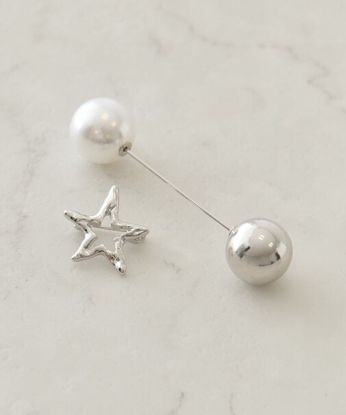 【2点SET】パールピン&スター