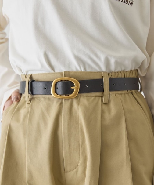 ニュアンススクエアバックルベルト