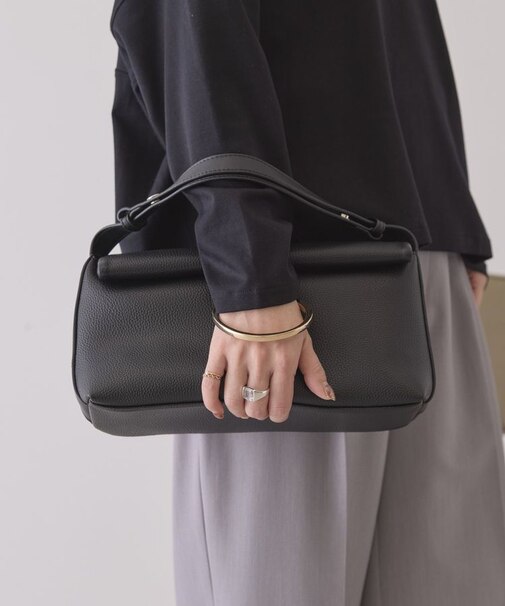 【2WAY】ワンハンドルフラップショルダー