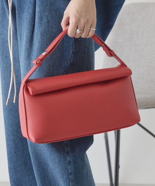 【2WAY】ワンハンドルフラップショルダー