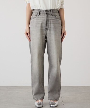 ルーズストレートデニムパンツ