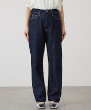 ルーズストレートデニムパンツ