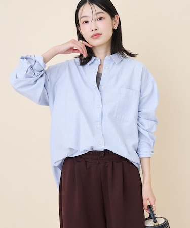 【UVカット】オックスベーシックシャツ