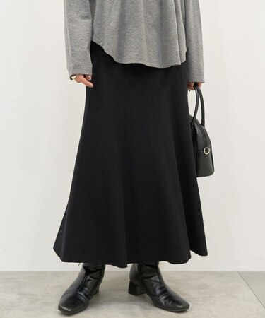 リブマーメイドスカート