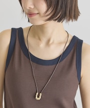ホースシュートップネックレス