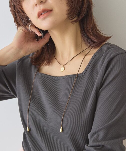 メタルトップ コードネックレス