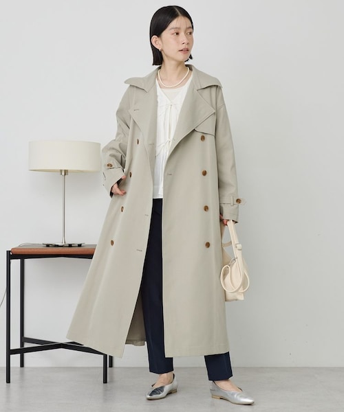 ロングトレンチコート｜アメリカンホリックの通販｜&mall（アンド