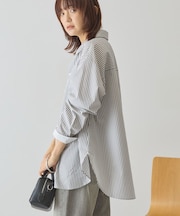 配色レギュラーカラーシャツ