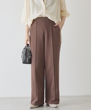 センタータックワイドスウェットパンツ