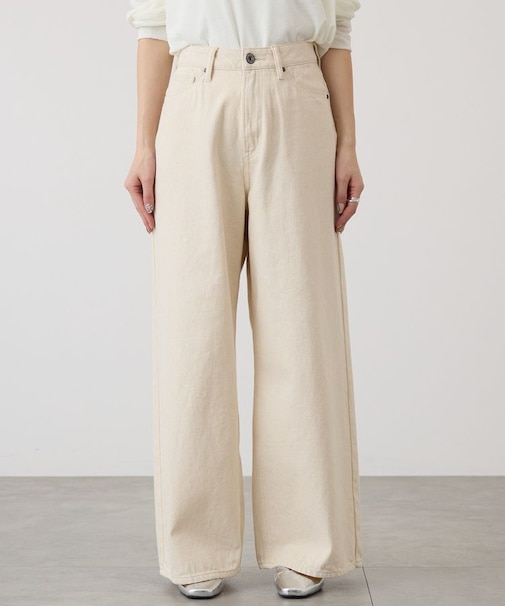 ワイドデニムパンツ