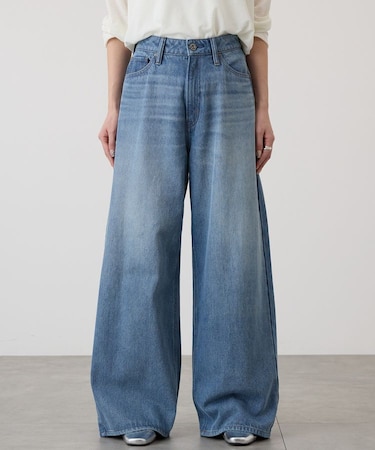 ワイドデニムパンツ
