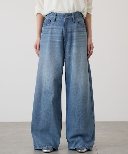 ワイドデニムパンツ