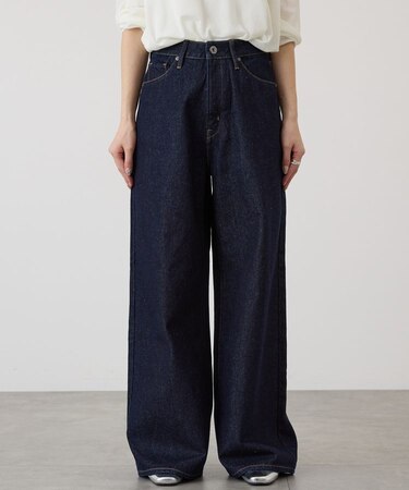 ワイドデニムパンツ
