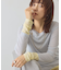 配色シアーレイヤードプルオーバー