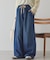 イージーデニムワイドパンツ