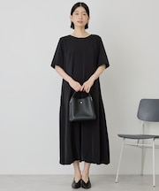 【イージーケア】バルーンワンピース