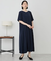 【イージーケア】バルーンワンピース