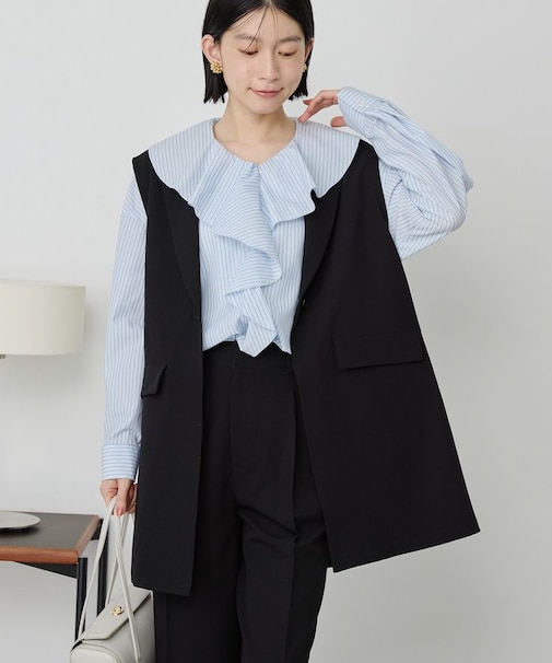 【イージーケア】テーラードジレ