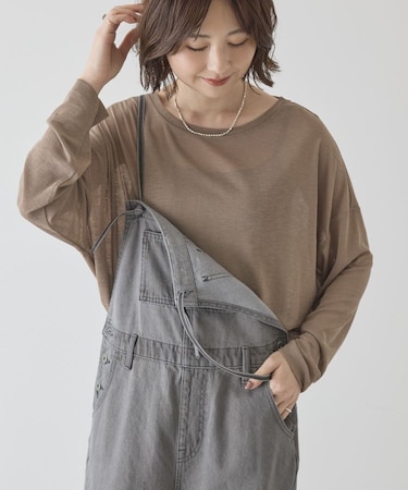 シアーカラープルオーバー