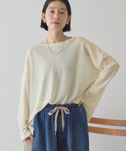 シアーカラープルオーバー