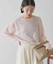 シアーカラープルオーバー