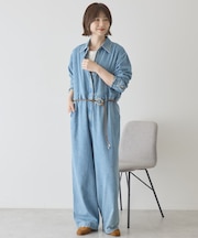 デニムジャンプスーツ
