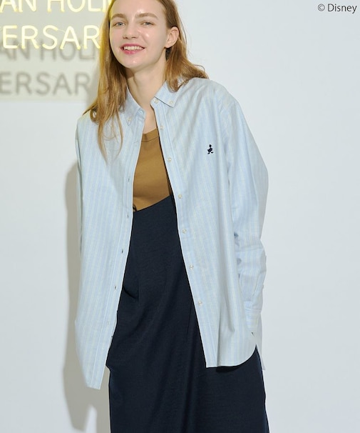 【Mickey&Friends】ボタンダウンシャツ