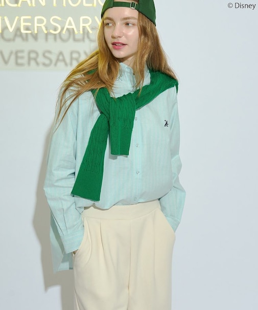 【Mickey&Friends】ボタンダウンシャツ