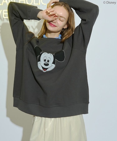 【Mickey&Friends】ビンテージ風スウェット